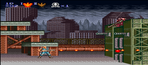 Contra 3: The Alien Wars (Nintendo Super System) Screenthot 2